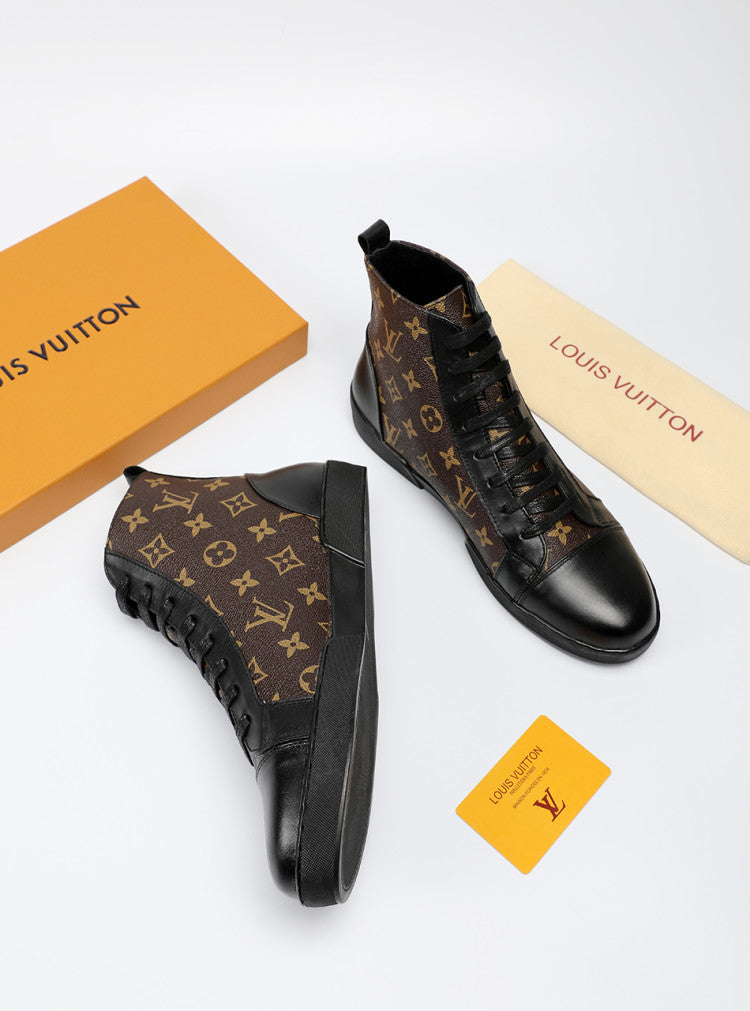 Anum Bags LUV High Monogram Brown Boot Sneaker
