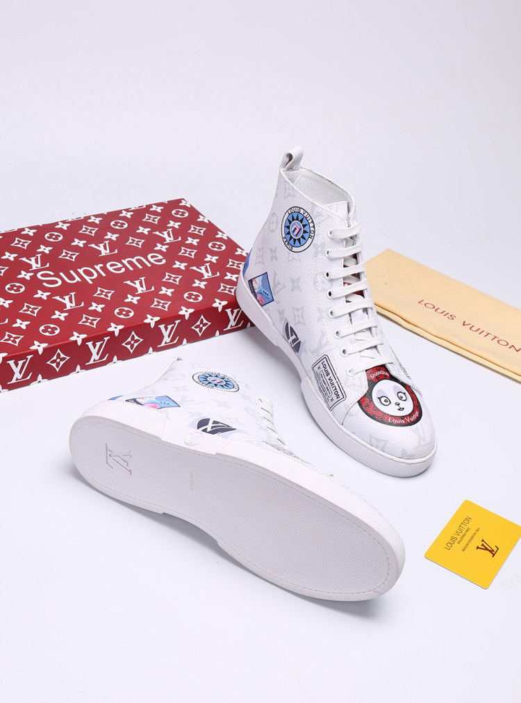 Anum Bags LUV Stellar Trainer Boot White Sneaker