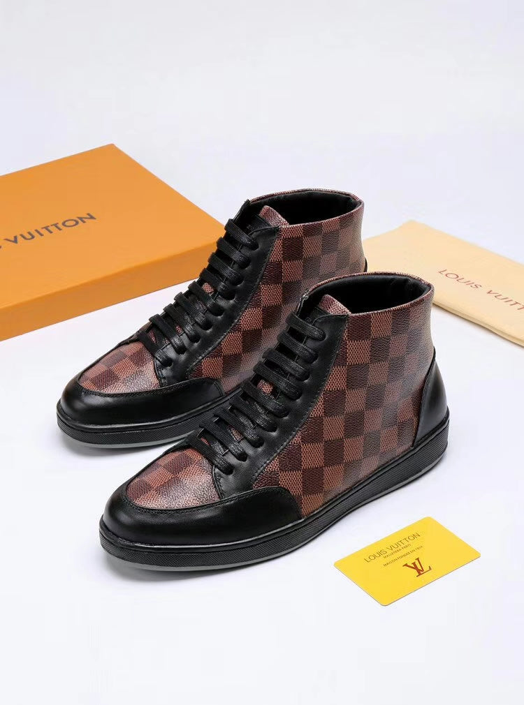 Anum Bags LUV HIgh Top Brown Sneaker