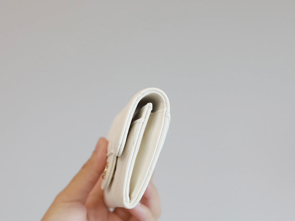 Anum Bags CHL CLASSIC CARD HOLDER WALLET WHITE AP0214
