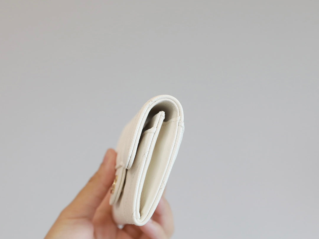 Anum Bags CHL CLASSIC CARD HOLDER WALLET WHITE AP0214