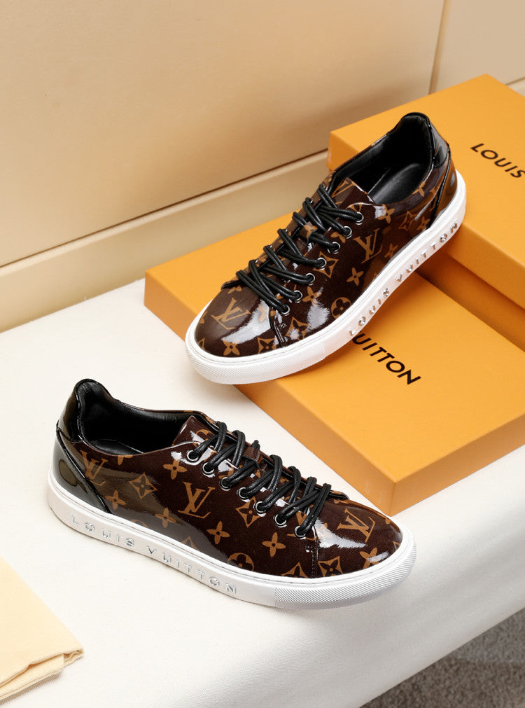 Anum Bags LUV Low Monogram Brown Breathable Sneaker