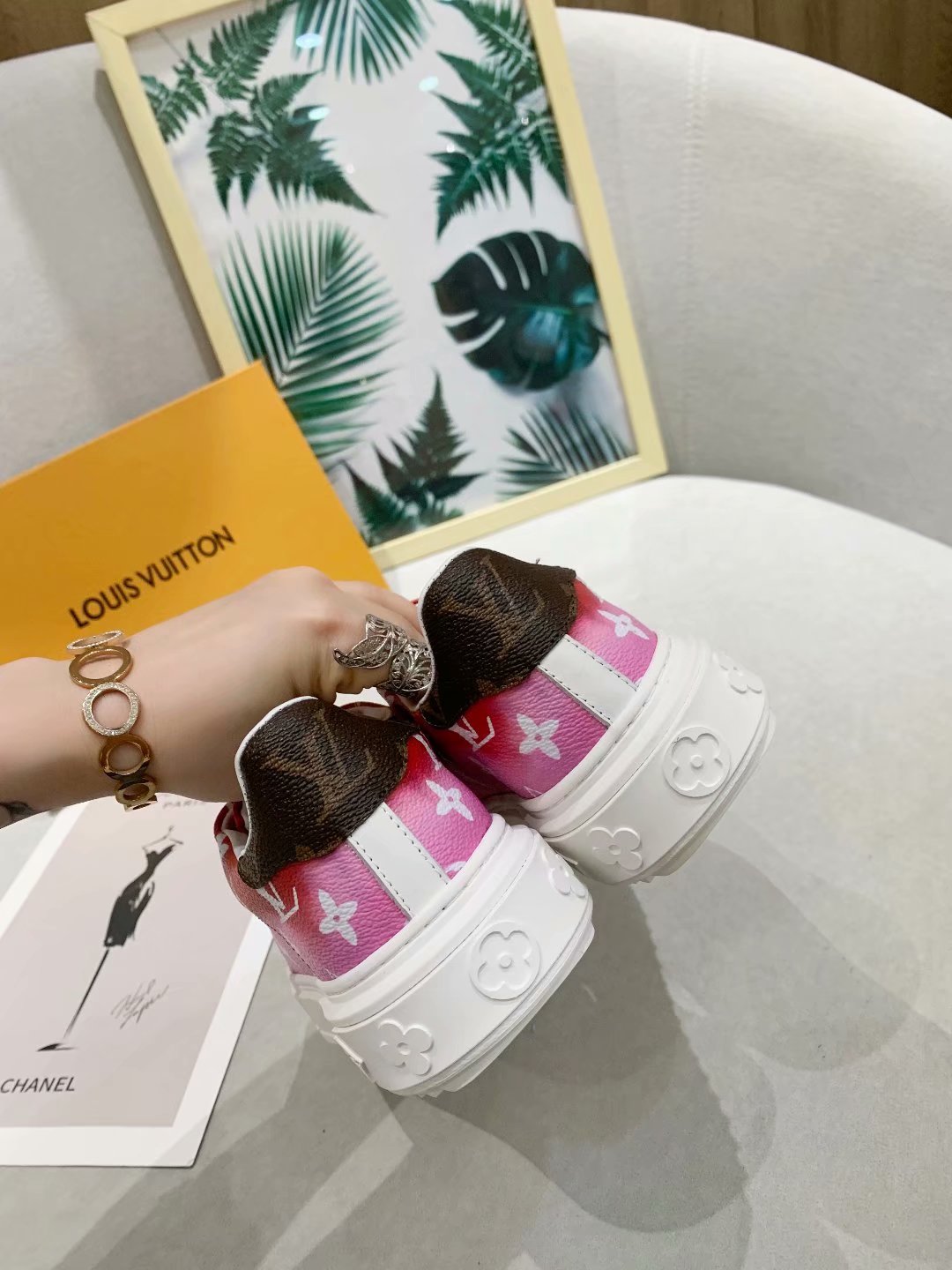 Anum Bags LUV Casual Low Pink Sneaker