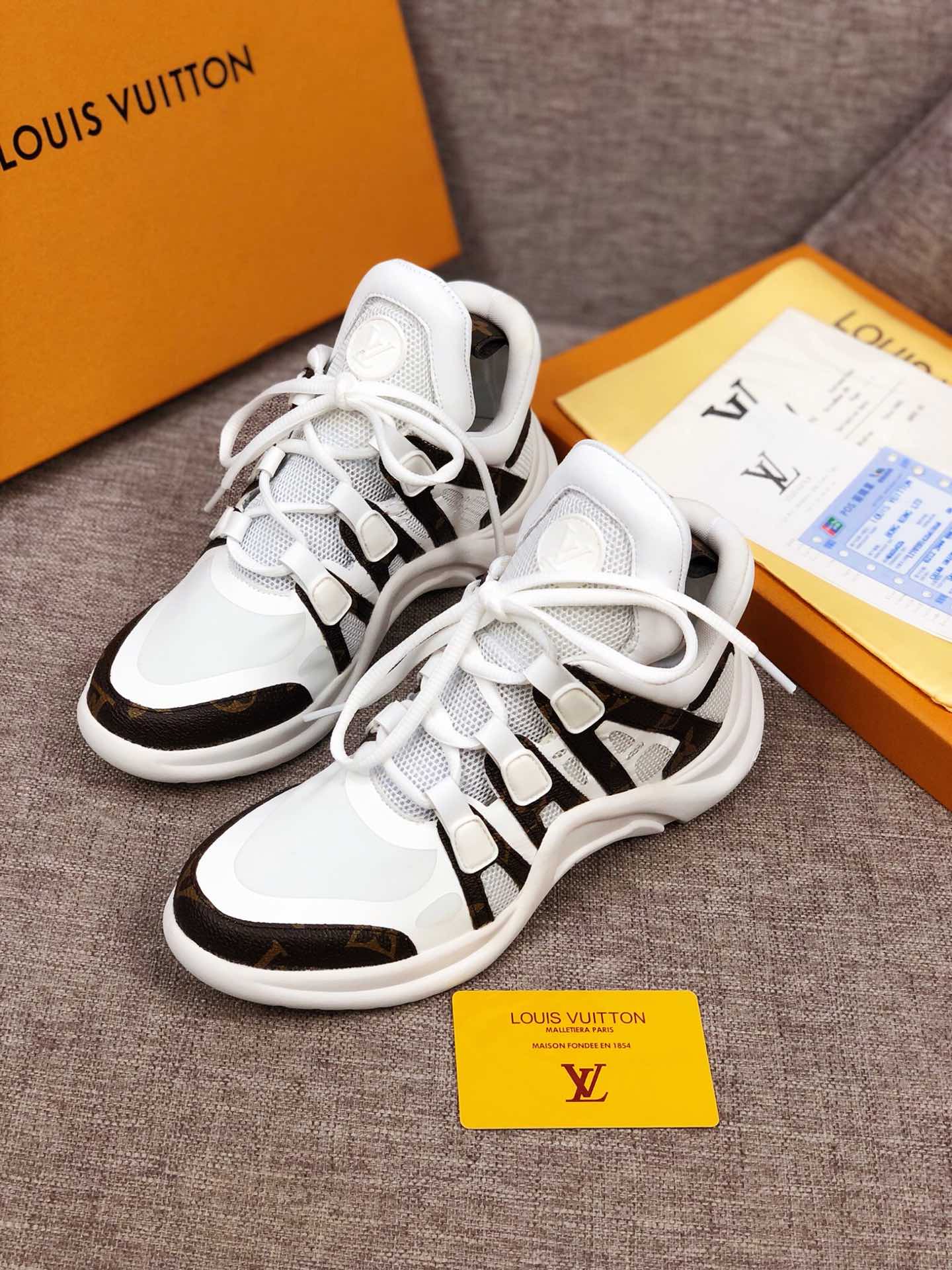 Anum Bags LUV Archlight White Brown Sneaker