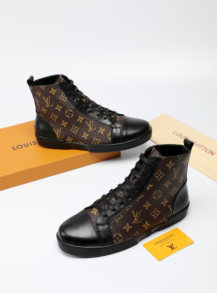 Anum Bags LUV High Monogram Brown Boot Sneaker