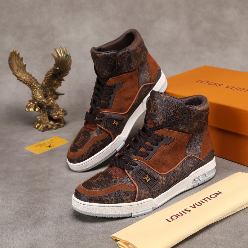 Anum Bags LUV Traners Inspired Brown Sneaker