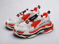 Ezyycart Bags Bla Triple S Gray and Red Sneaker