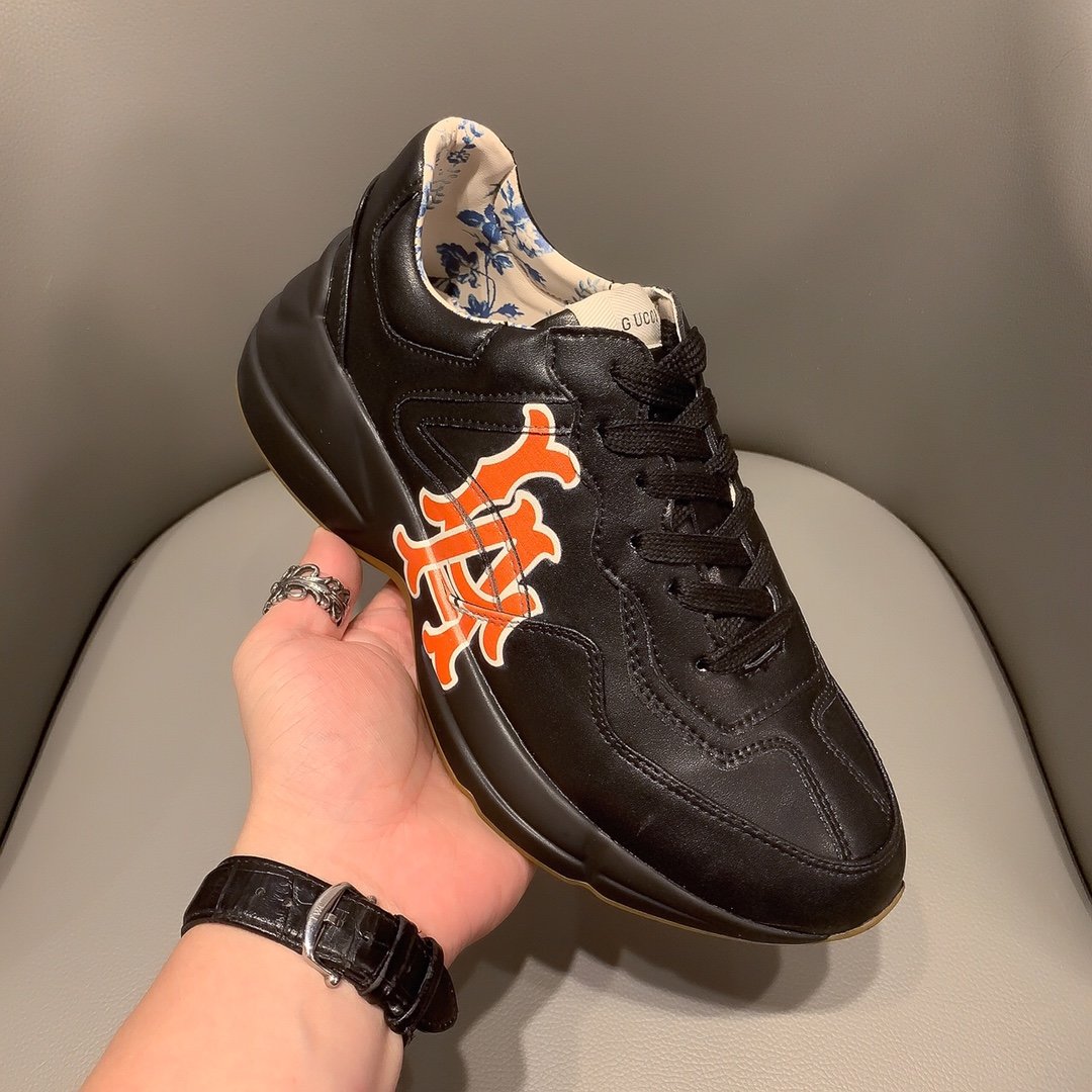 Ezyycart Bags MO-GCI RHYTON VINTAGE TRAINER LOGO BLACK SNEAKER 144