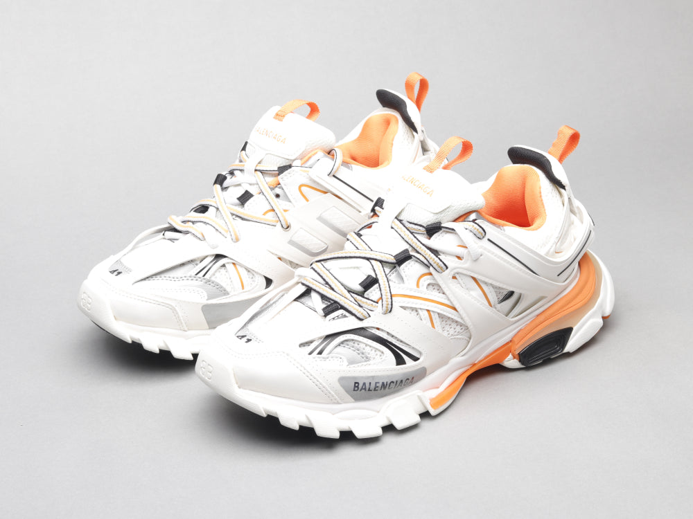 Ezyycart Bags Bla Track Orange White Sneaker