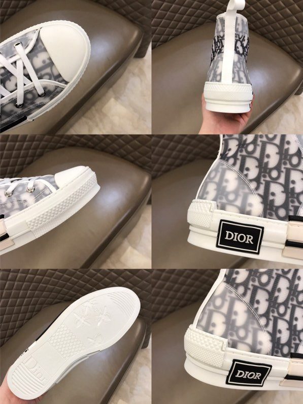 Anum Bags DIR B23 Black and White HIGH-TOP SNEAKER