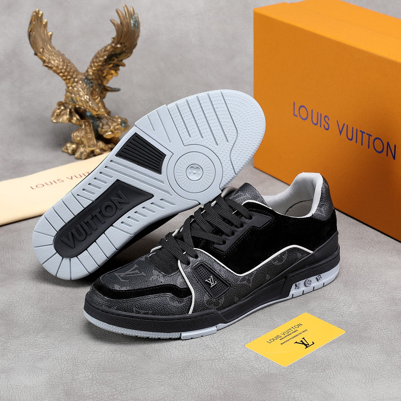 Anum Bags LUV SurfaMO In Monogram Black Sneaker