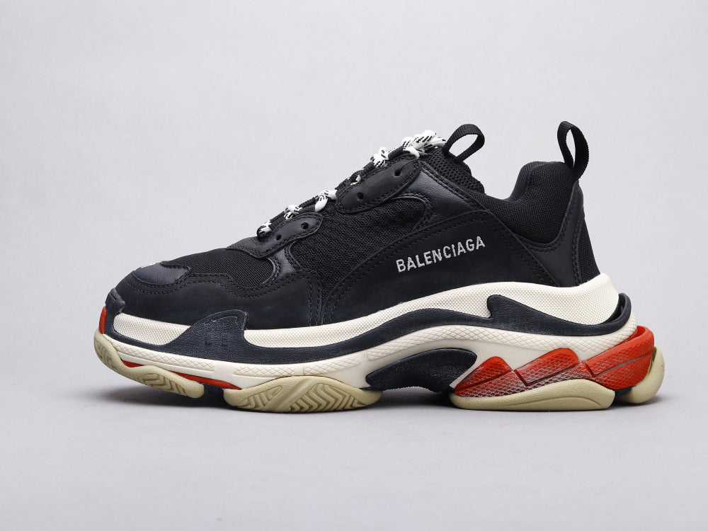 Ezyycart Bags Bla Triple S Black and Red Sneaker