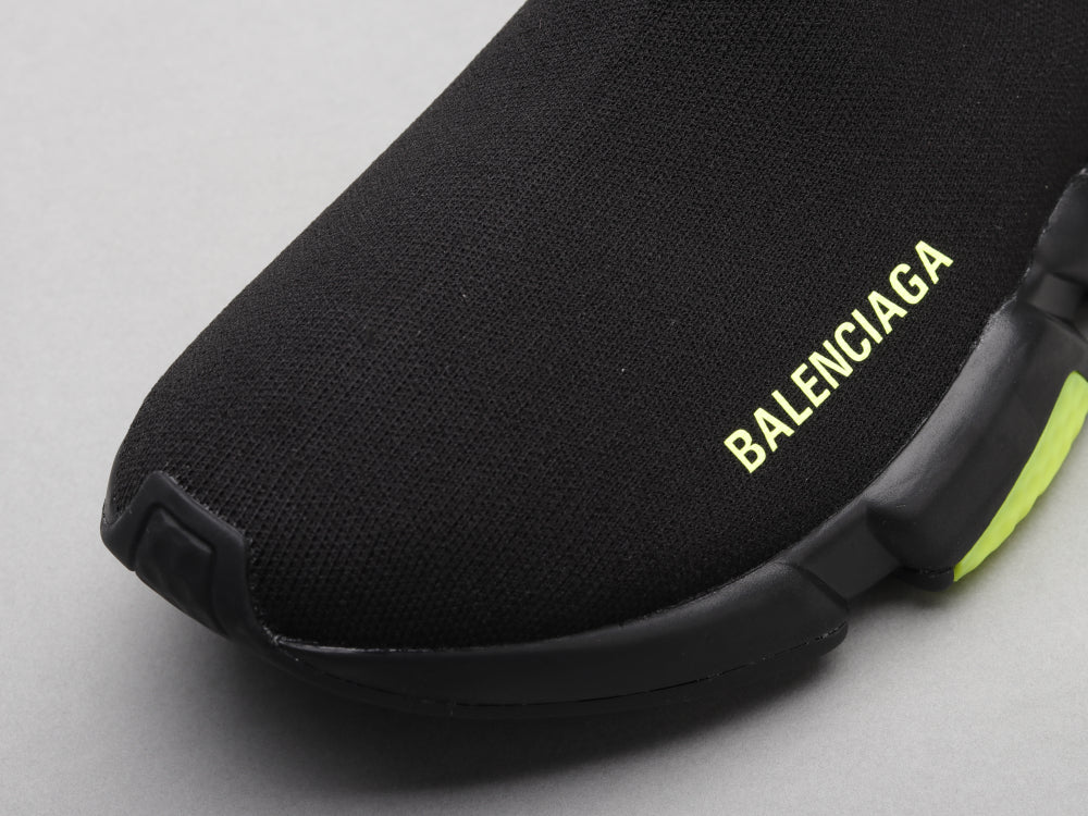 Ezyycart Bags Bla Socks Air Cushion Black Green Sneaker