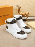 Anum Bags LUV Bombox Boot White and Brown Sneaker