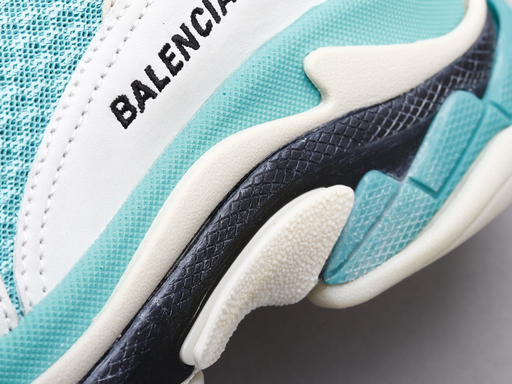 Ezyycart Bags Bla Triple S Tiffany Green Sneaker