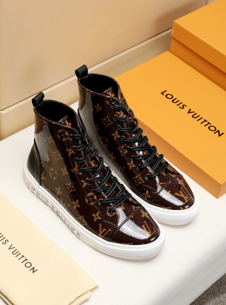 Anum Bags LUV Stellar Trainer Boot Brown Sneaker