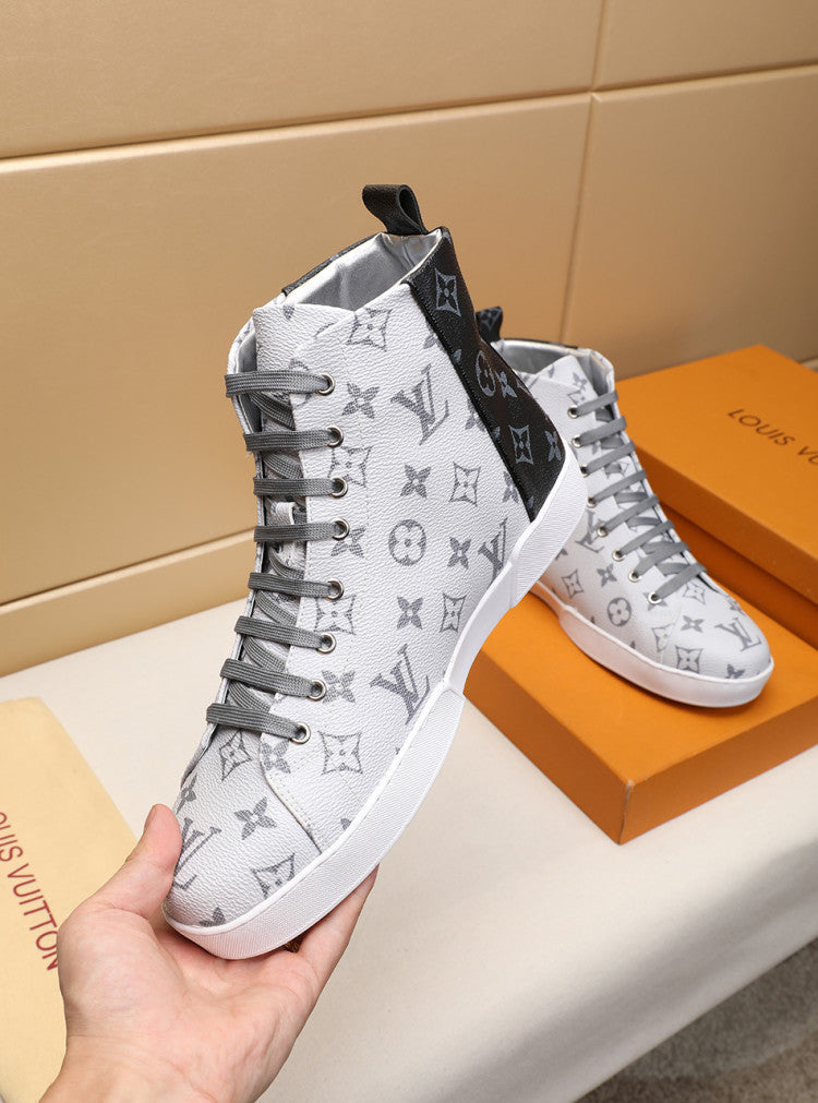 Anum Bags LUV Stellar Trainer Boot White Black Sneaker