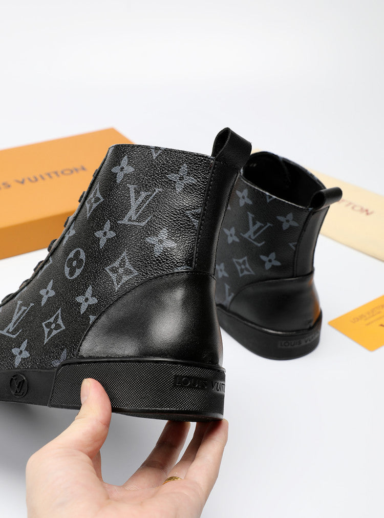 Anum Bags LUV High Monogram Black Boot Sneaker