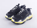 Ezyycart Bags Bla Triple S Black And Yellow Sneaker