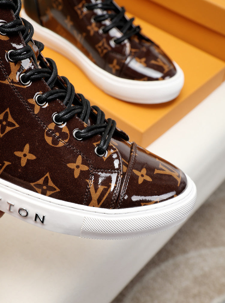 Anum Bags LUV Stellar Trainer Boot Brown Sneaker
