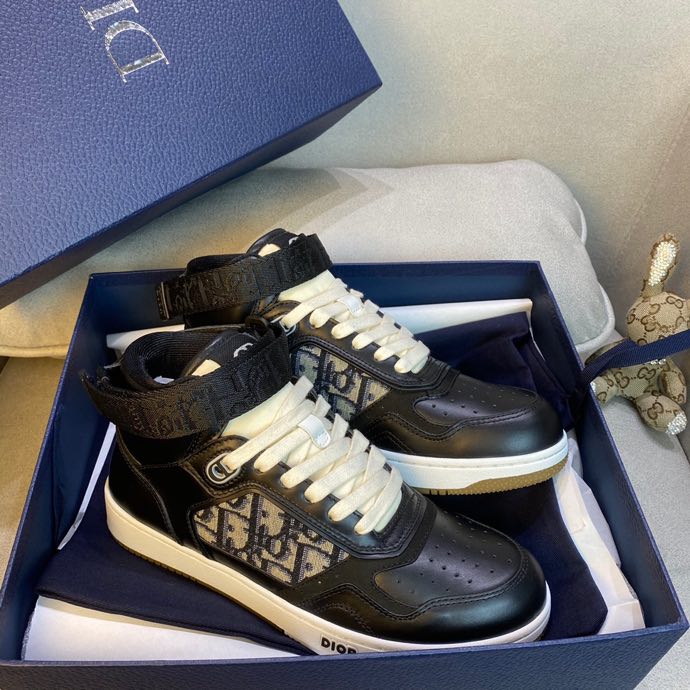 Anum Bags DIR B27 BLACK HIGH-TOP SNEAKER
