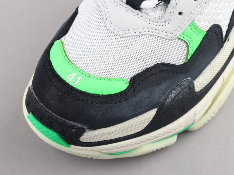 Ezyycart Bags Bla Triple S Black Green Sneaker