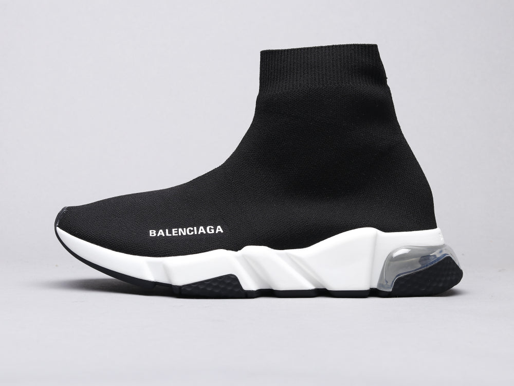 Ezyycart Bags Bla Socks Shoes Black and White Sneaker