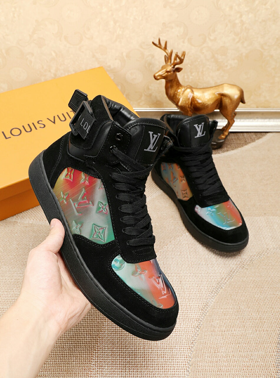 Anum Bags LUV High Top Black Sneaker