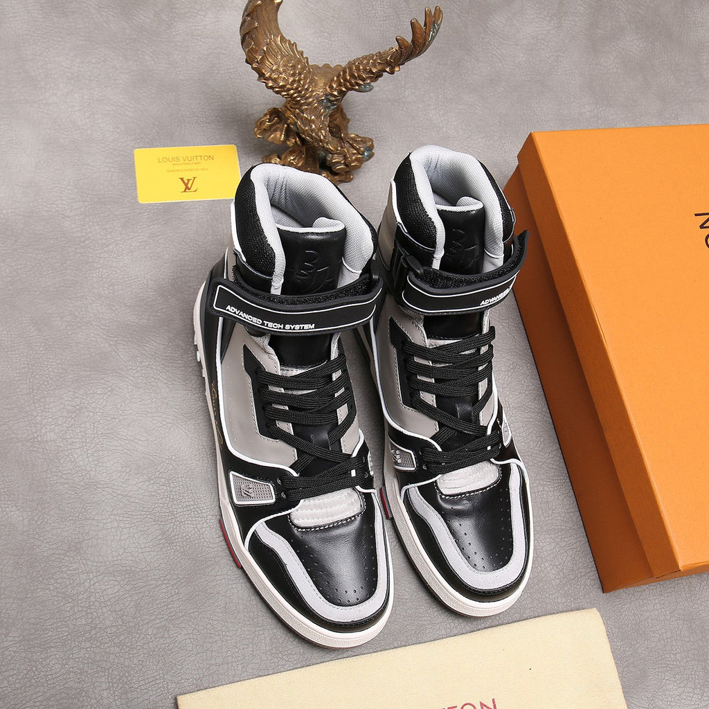 Anum Bags LUV Traners Inspired Black Gray Sneaker
