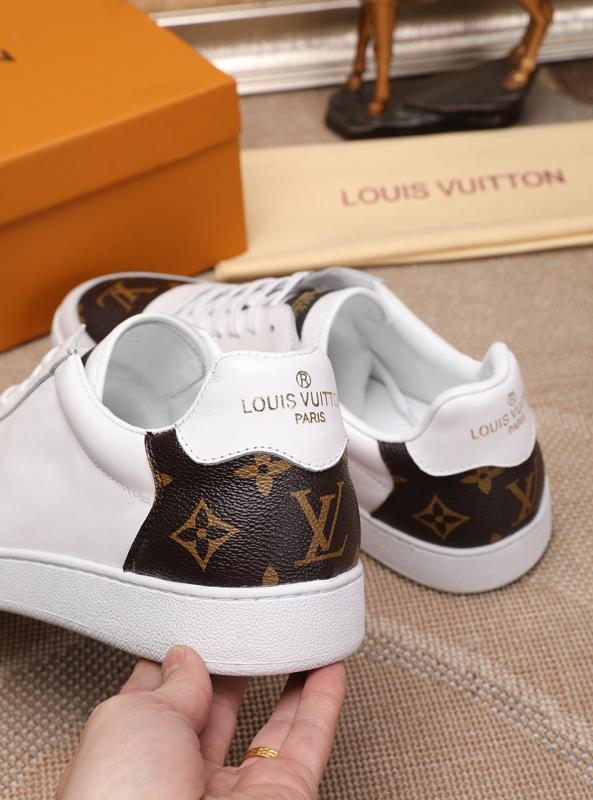 Anum Bags LUV Monogram Denim Brown and White Sneaker
