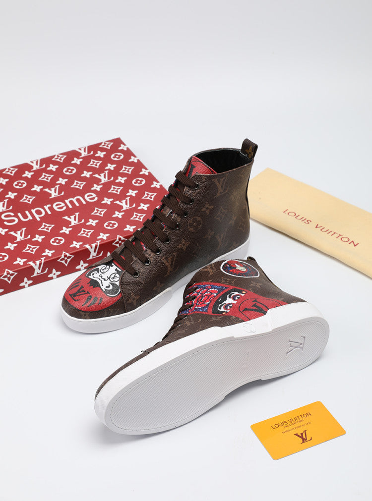 Anum Bags LUV Stellar Trainer Boot Brown Sneaker
