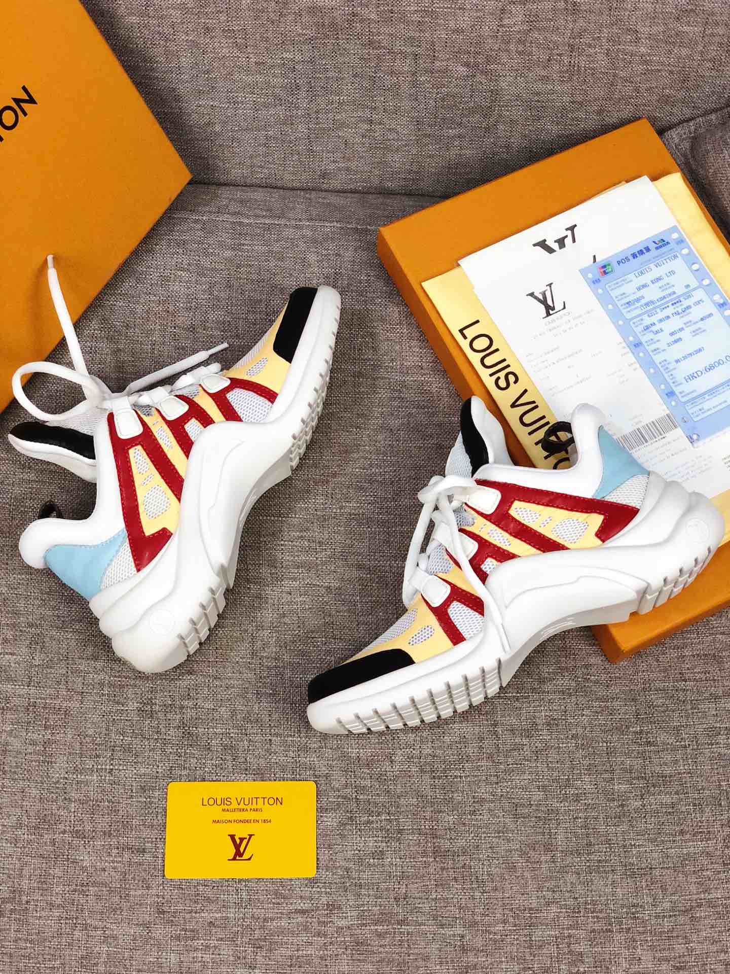 Anum Bags LUV Archlight Red Yellow Sneaker