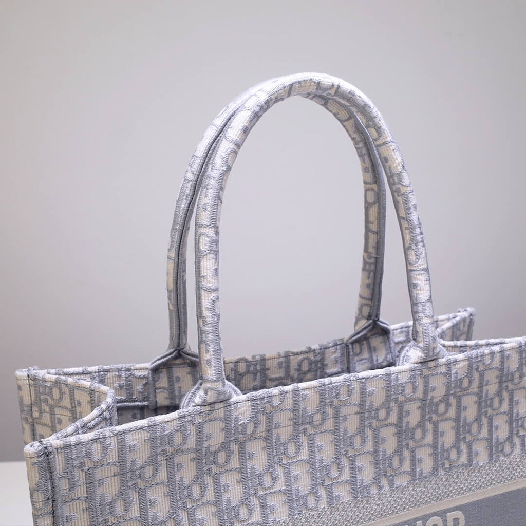Anum Bags DIR Book Tote black BIG Handbag 1286 Embroidery LOGO beige