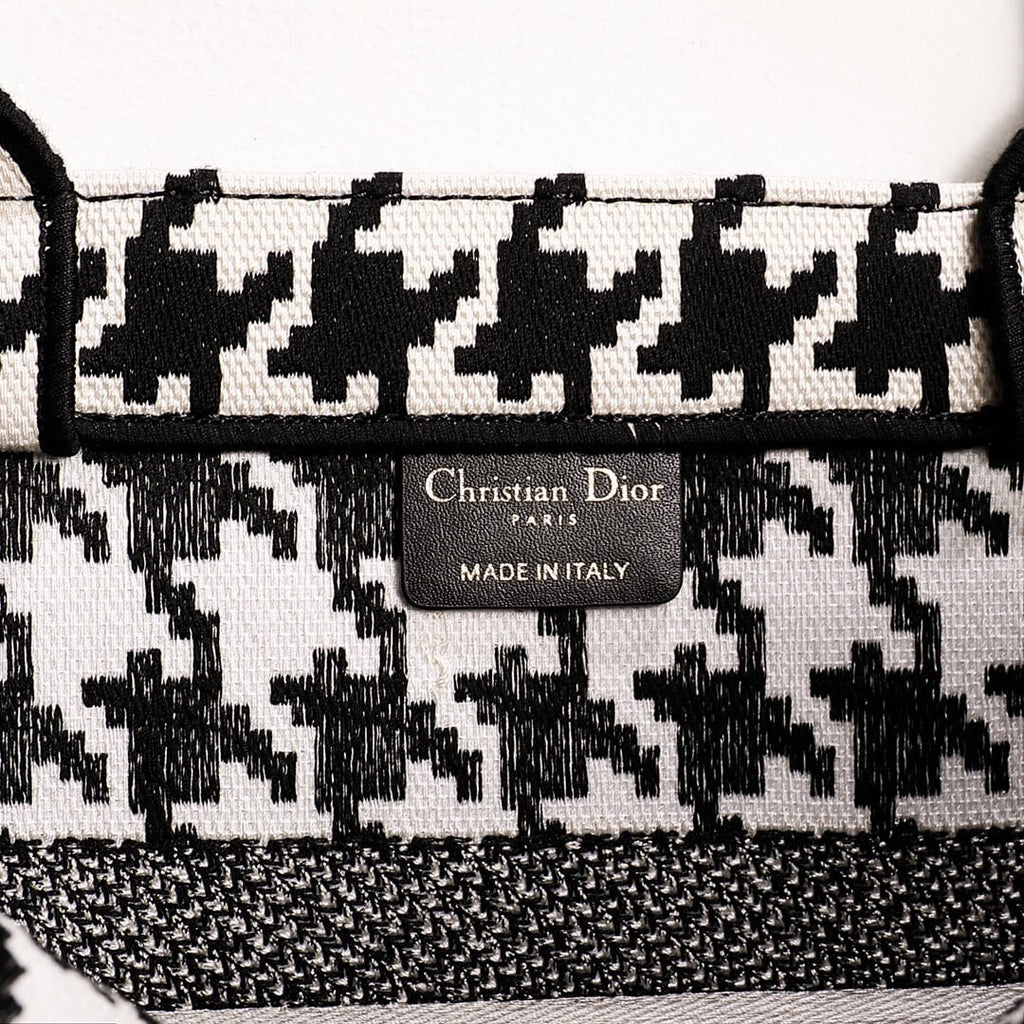 Ezyycart Bags DIR Book Tote black BIG Handbag 1286 Embroidery LOGO black and white