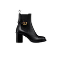 Ezyycart Bags DD 30 MONTAIGNE HEELED ANKLE BOOT BLACK SUPPLE CALFSKIN KCI950VSO S900