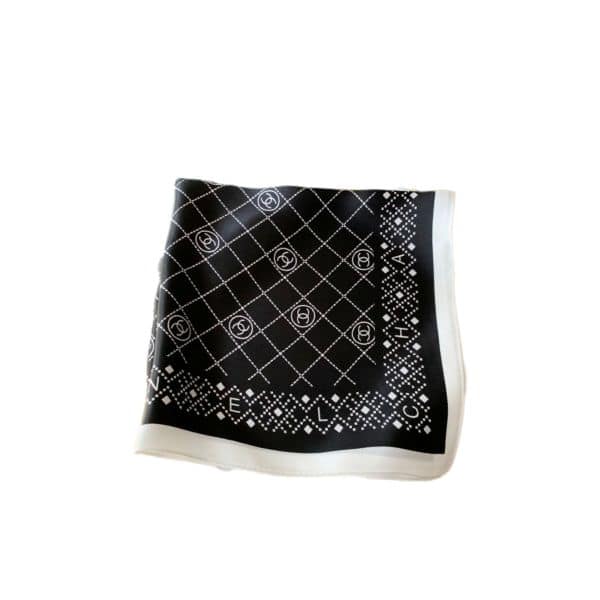 Anum Bags CHL SQUARE SCARF SILK TWILL BLACK