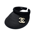 Anum Bags CHL STRAW CC VISOR HAT BLACK