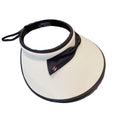 Anum Bags CHL BOW TIE VISOR HAT WHITE