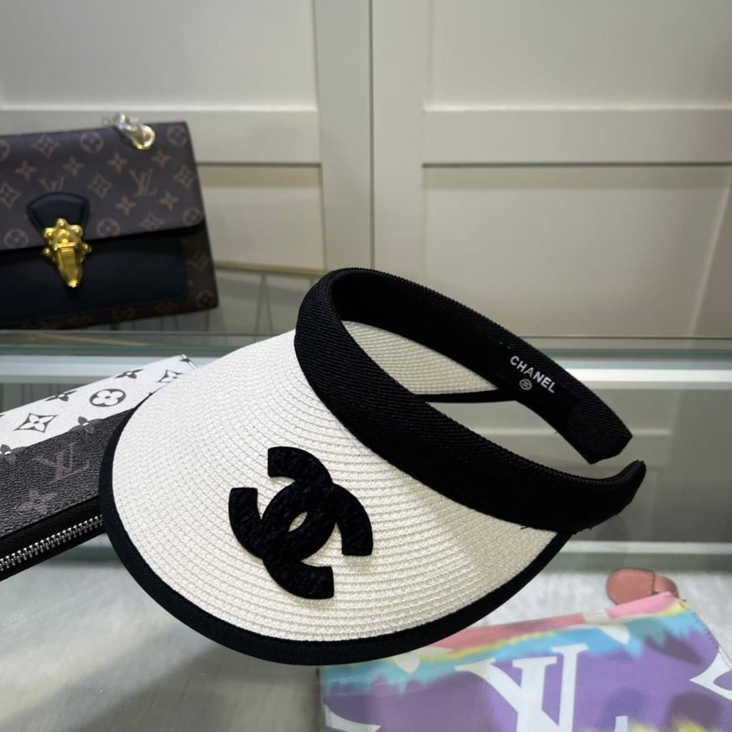 Anum Bags CHL STRAW CC VISOR HAT WHITE