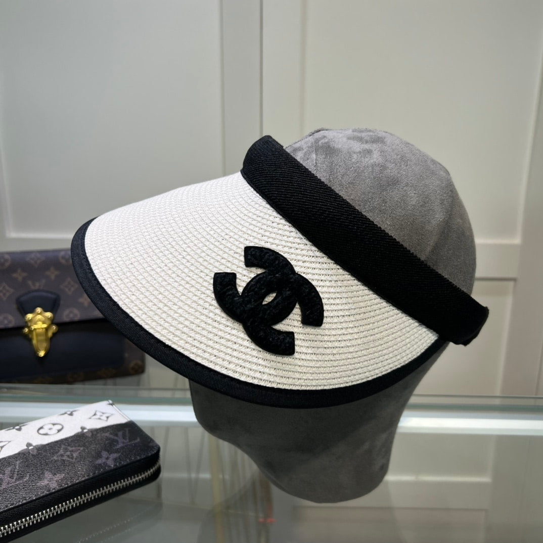 Anum Bags CHL STRAW CC VISOR HAT WHITE