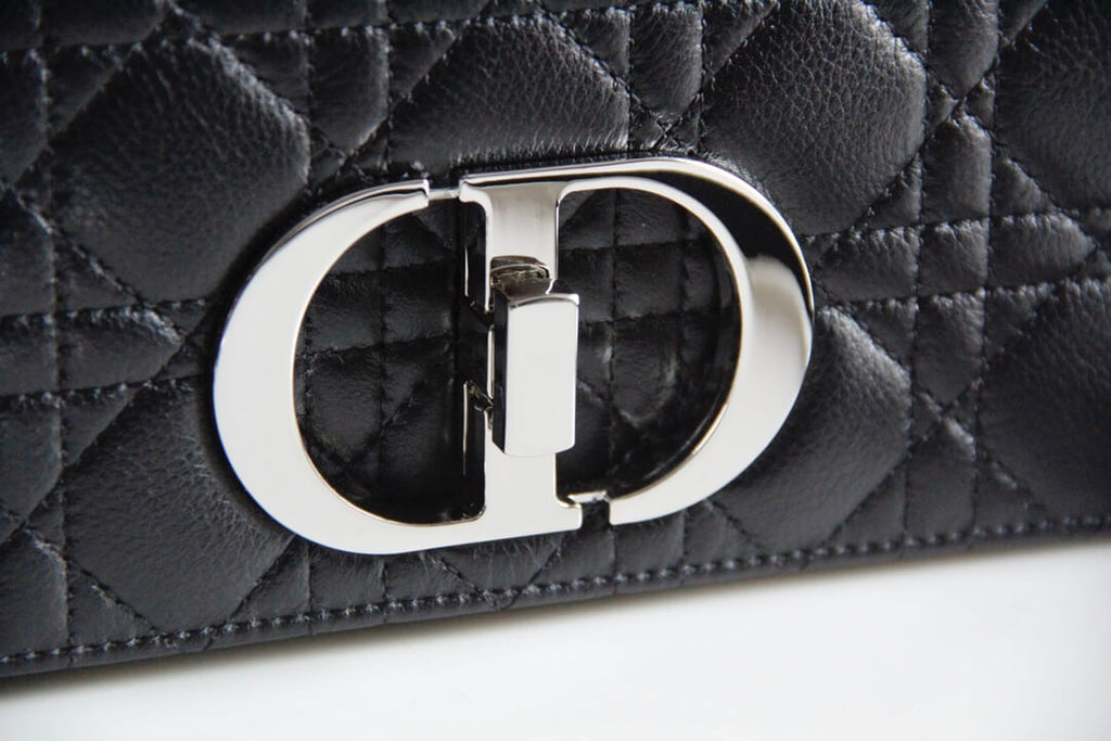 Ezyycart Bags DIR 2023 Caro black silver real leather sling shoulder bag