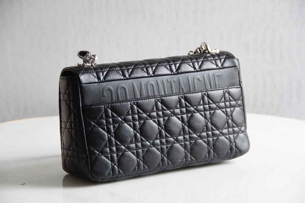 Ezyycart Bags DIR 2023 Caro black silver real leather sling shoulder bag