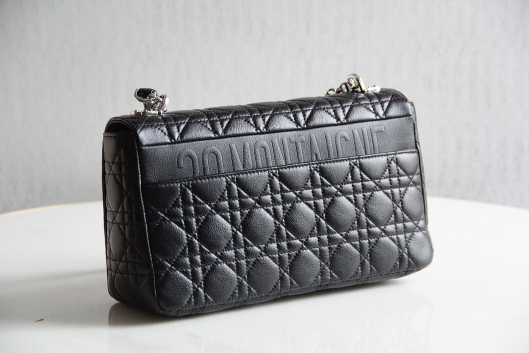 Ezyycart Bags DIR 2023 Caro black silver real leather sling shoulder bag