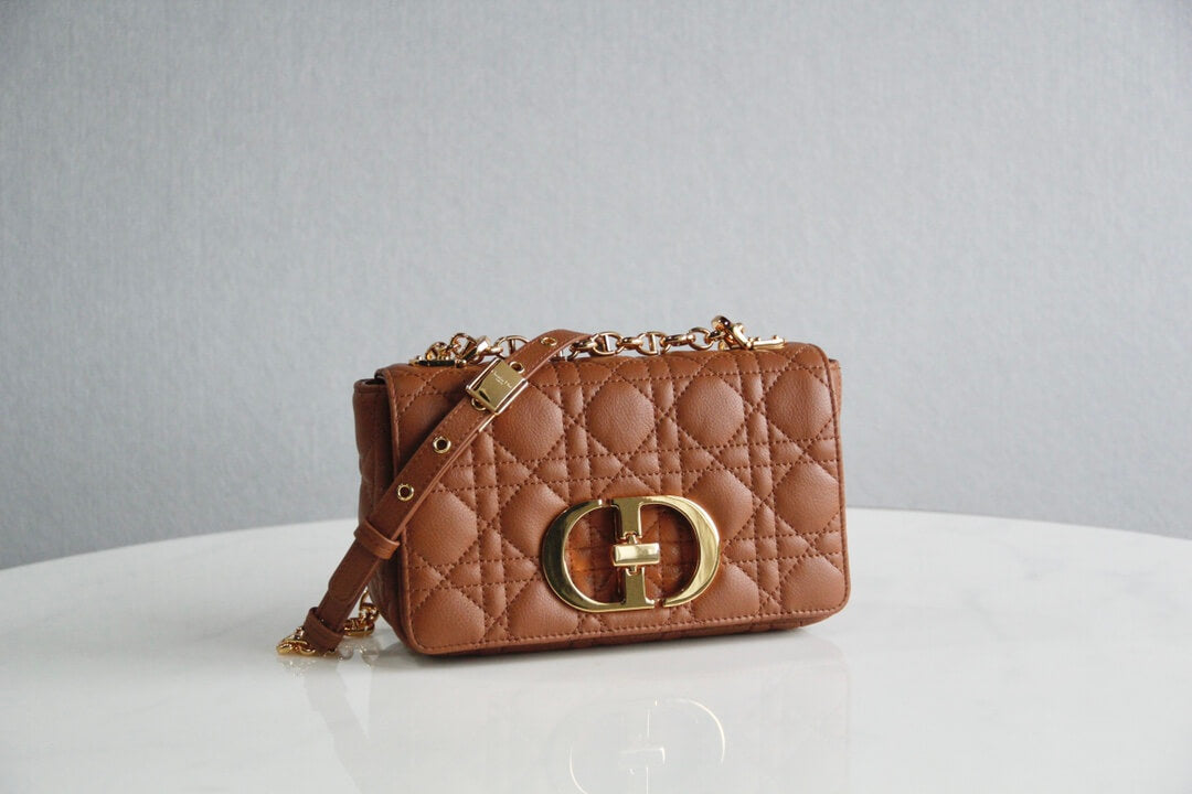Ezyycart Bags DIR 2023 Caro brown real leather sling shoulder bag