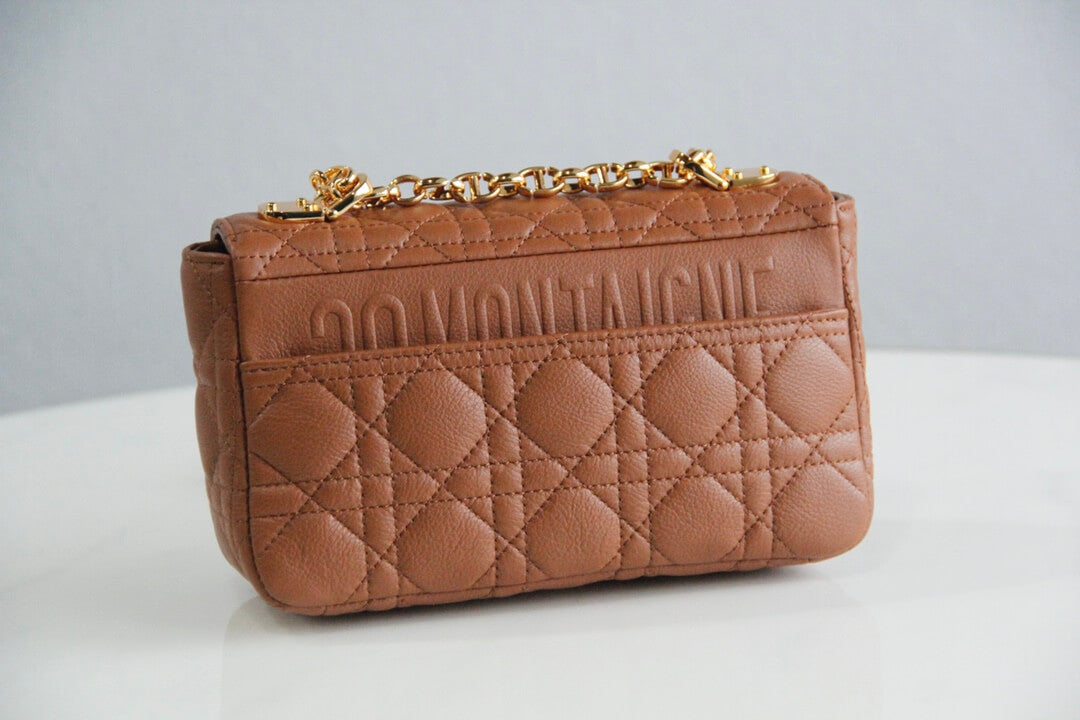 Ezyycart Bags DIR 2023 Caro brown real leather sling shoulder bag
