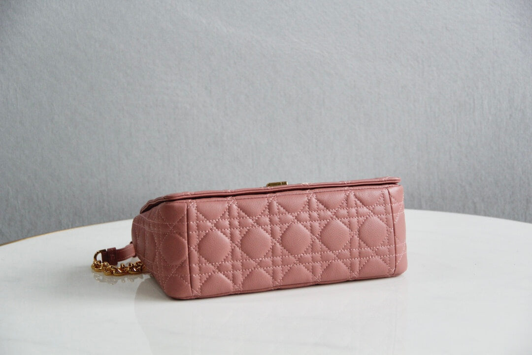 Ezyycart Bags DIR 2023 Caro rose red real leather sling shoulder bag