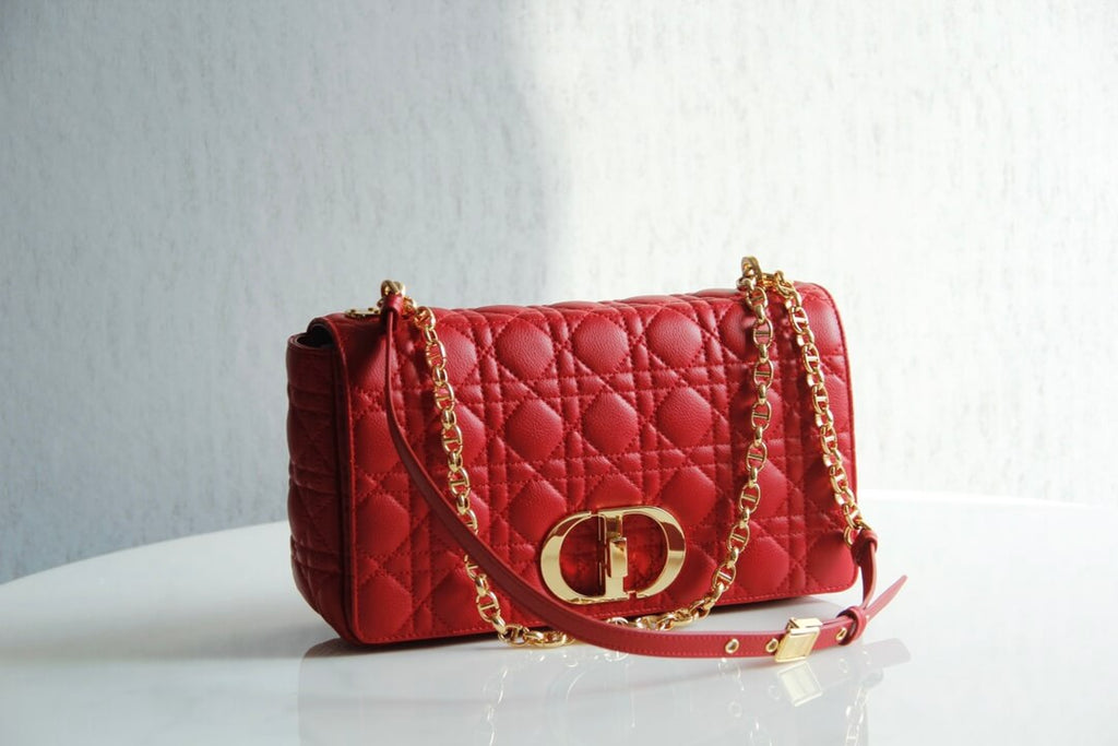 Ezyycart Bags DIR 2023 Caro red real leather sling shoulder bag