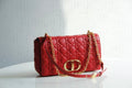 Ezyycart Bags DIR 2023 Caro red real leather sling shoulder bag