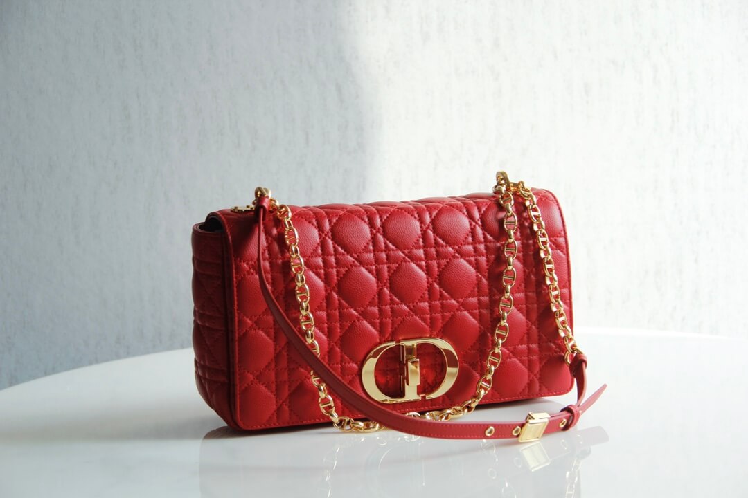 Ezyycart Bags DIR 2023 Caro red real leather sling shoulder bag