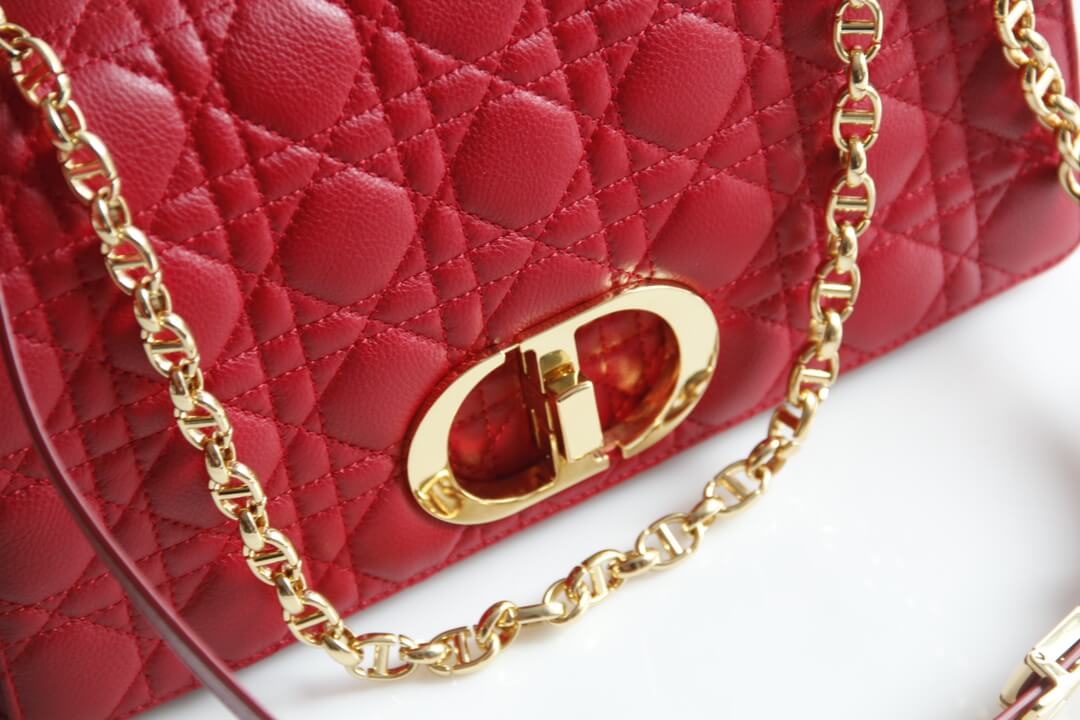 Ezyycart Bags DIR 2023 Caro red real leather sling shoulder bag